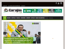 Tablet Screenshot of carajasojornal.com.br
